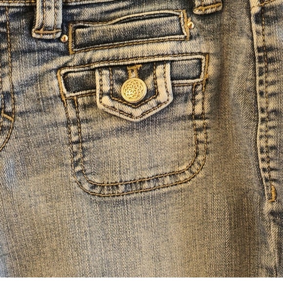 white house black market lowrise flare jeans - Picture 3 of 6